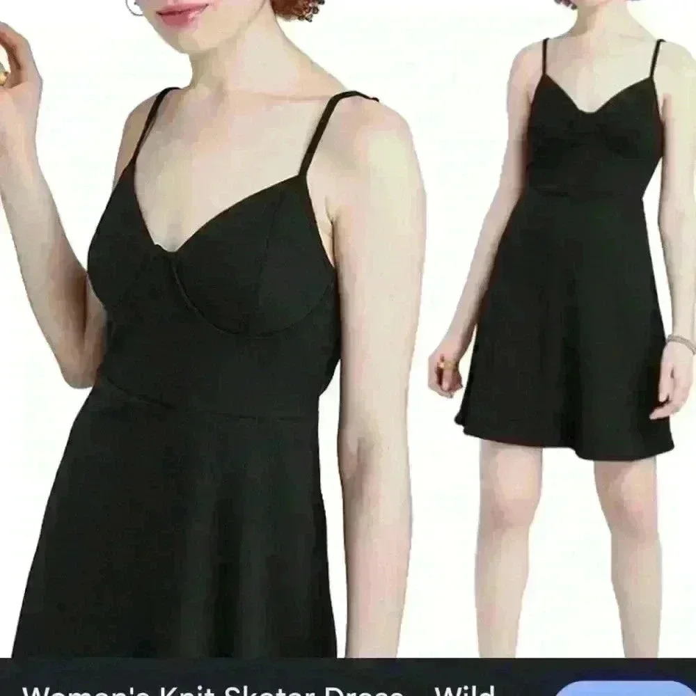 90s corset skater grunge slip mini dress Ribbed Whimsigoth stretch indie classic
